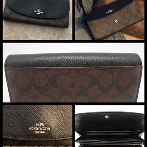 Coach Signature PVC Slim Envelope Wallet